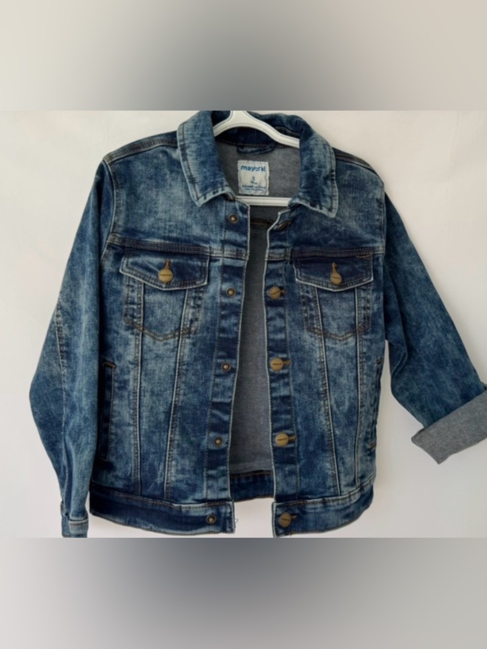 Mayoral - Distressed Blue Denim Jacket